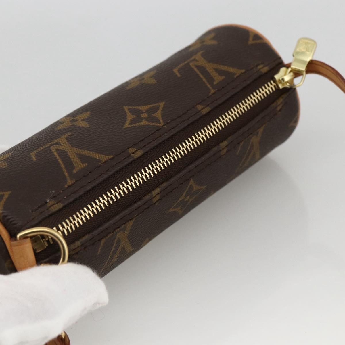 Louis Vuitton Papillon Pochette Monogram Canvas Brown Canvas Clutche & Pouche Bag (Pre-Owned)
