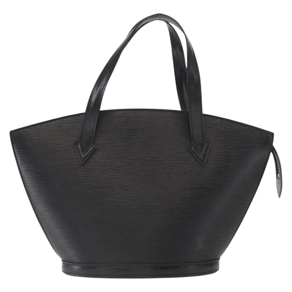 Louis Vuitton Saint Jacques Handbag Epi Leather Black Leather Handbag (Pre-Owned)