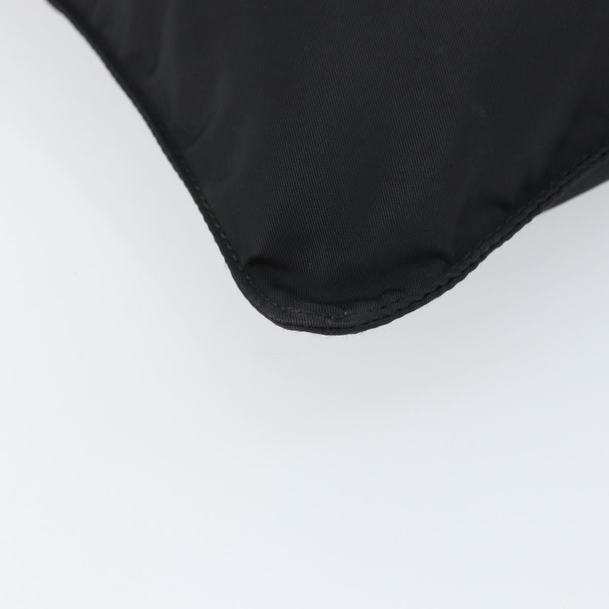 Prada Front Pocket Messenger Bag Tessuto Black Nylon Shoulder Bag Bag (Pre-Owned)