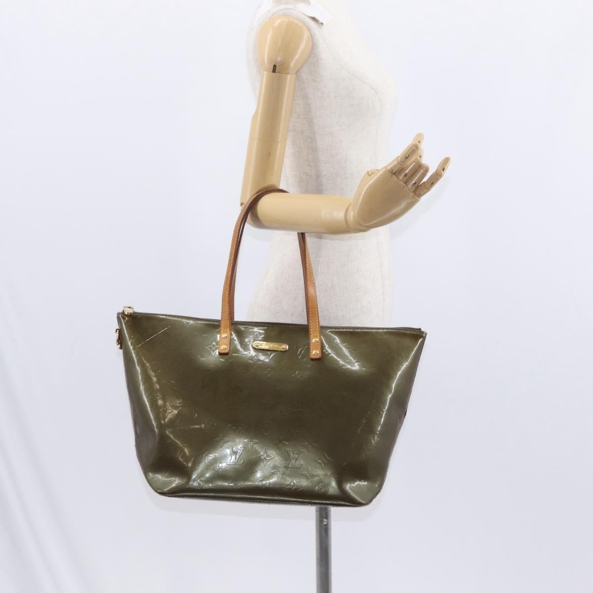 Louis Vuitton Bellevue Handbag Monogram Vernis Brown Patent_Leather Tote Bag Bag (Pre-Owned)
