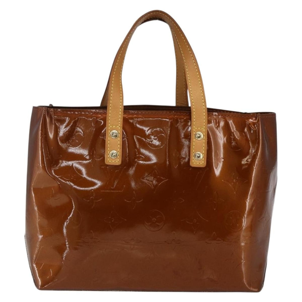 Louis Vuitton Reade Handbag Monogram Vernis Brown Patent_Leather Handbag (Pre-Owned)