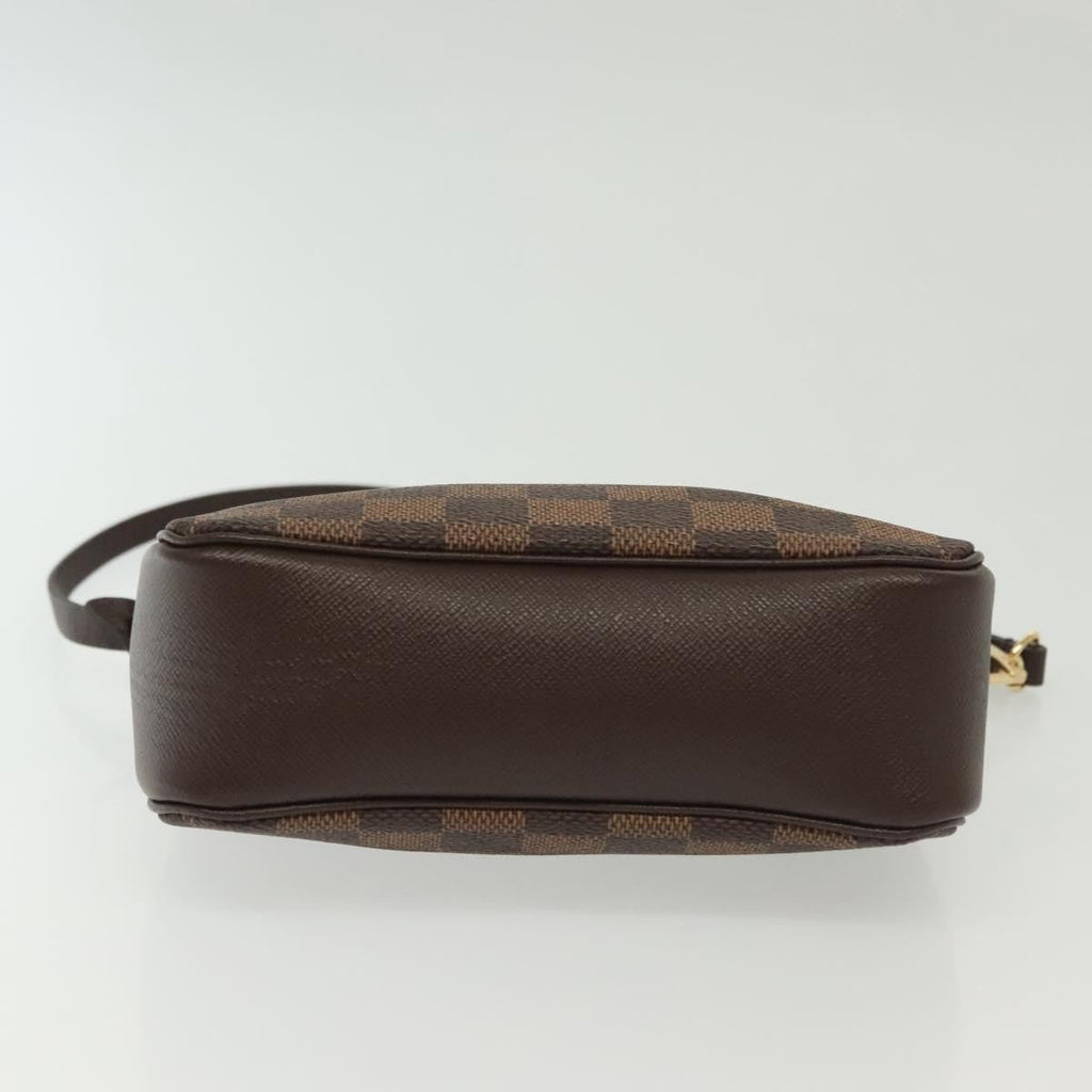 Louis Vuitton Trousse Make Up Bag Damier Canvas Brown Canvas Shoulder Bag Bag (Pre-Owned)
