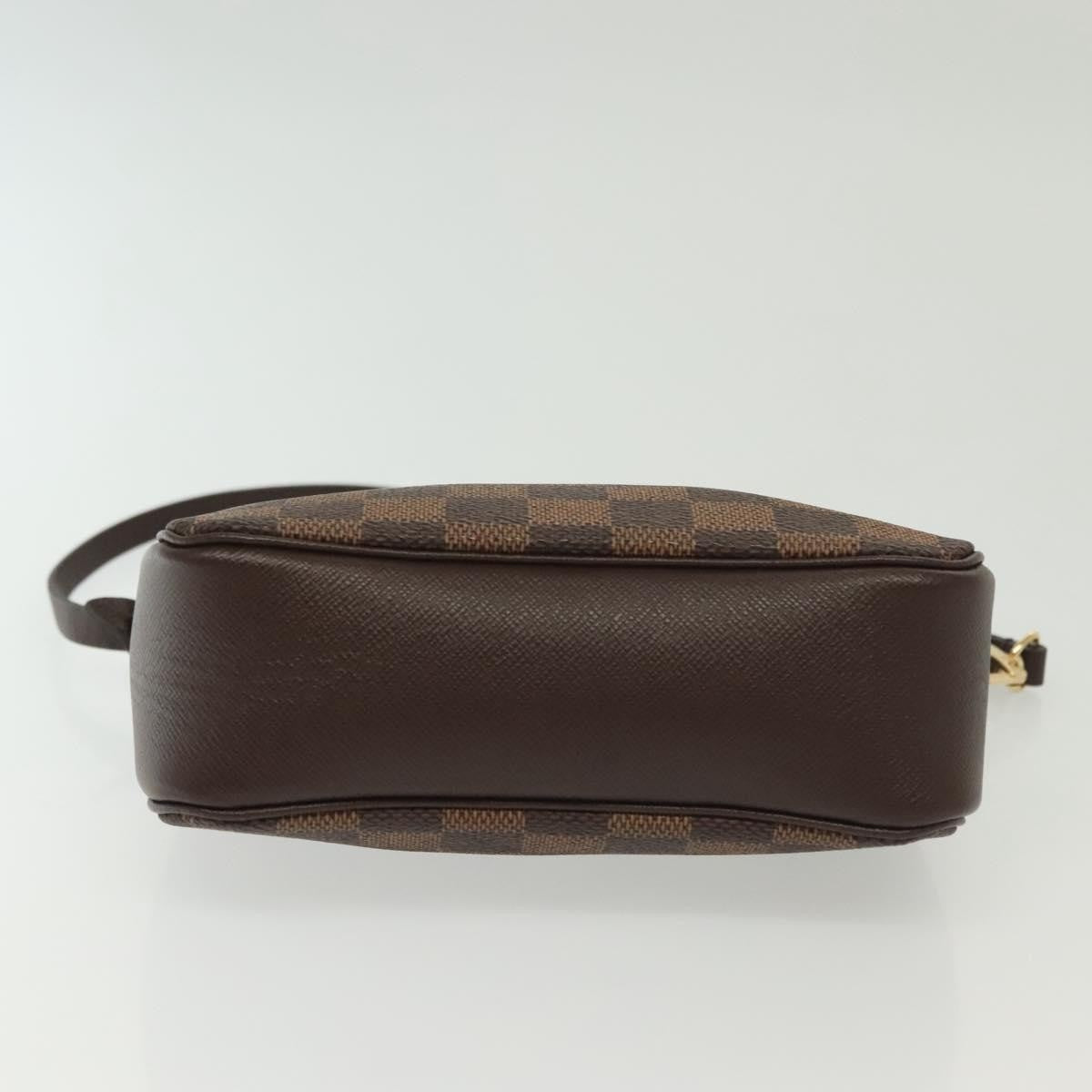 Louis Vuitton Trousse Make Up Bag Damier Canvas Brown Canvas Shoulder Bag Bag (Pre-Owned)