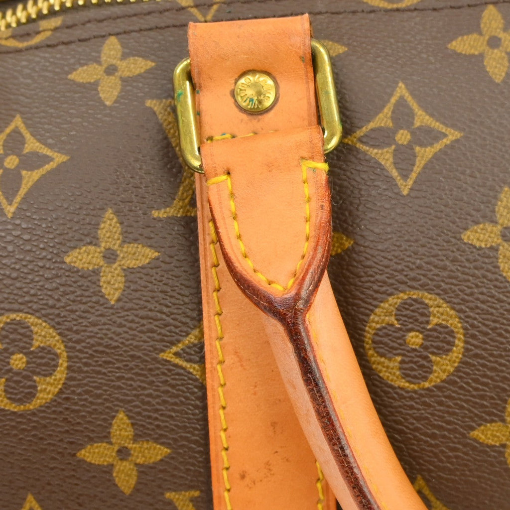 Louis Vuitton Keepall Bag Monogram Canvas Brown Canvas Travel Bag Bag (Pre-Owned)