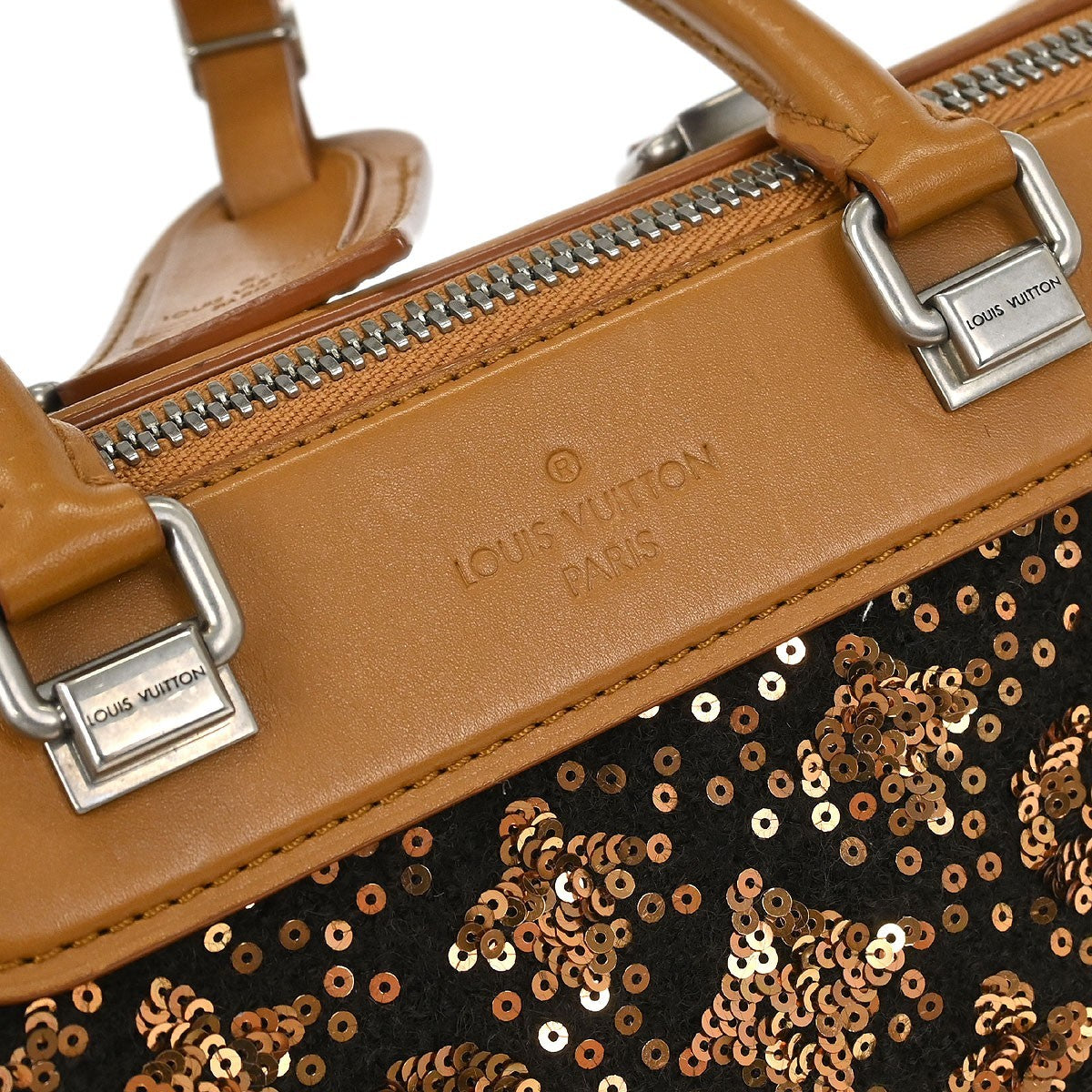 Louis Vuitton Baby Speedy Bag Limited Edition Sunshine Express Brown Leather Handbag (Pre-Owned)