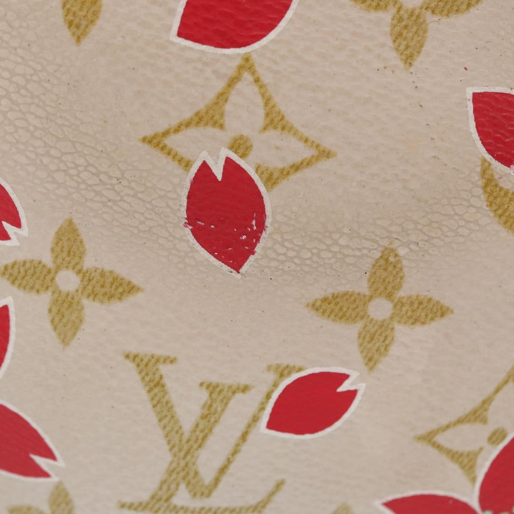Louis Vuitton Retro Bag Limited Edition Cherry Blossom Monogram White Canvas Handbag (Pre-Owned)