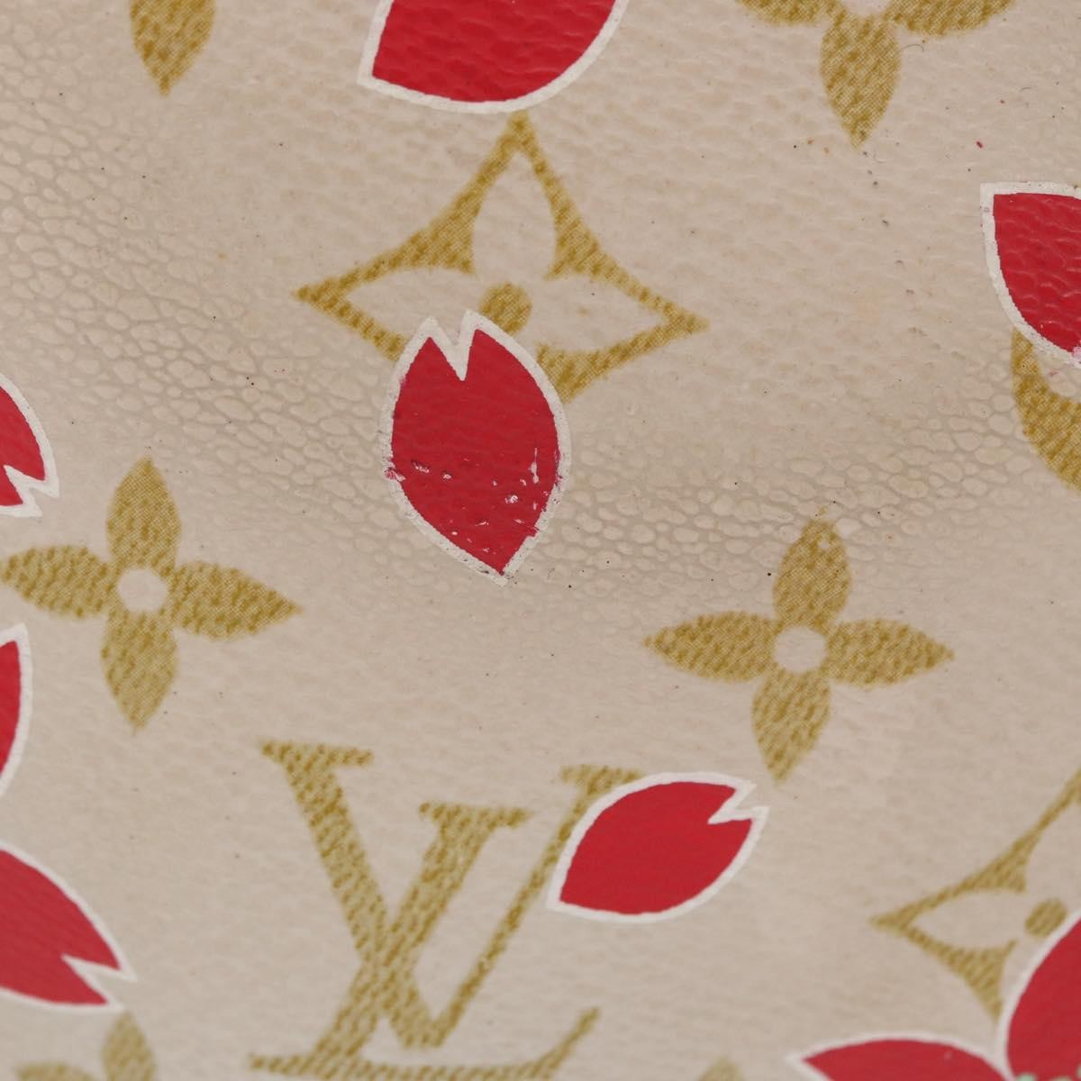 Louis Vuitton Retro Bag Limited Edition Cherry Blossom Monogram White Canvas Handbag (Pre-Owned)