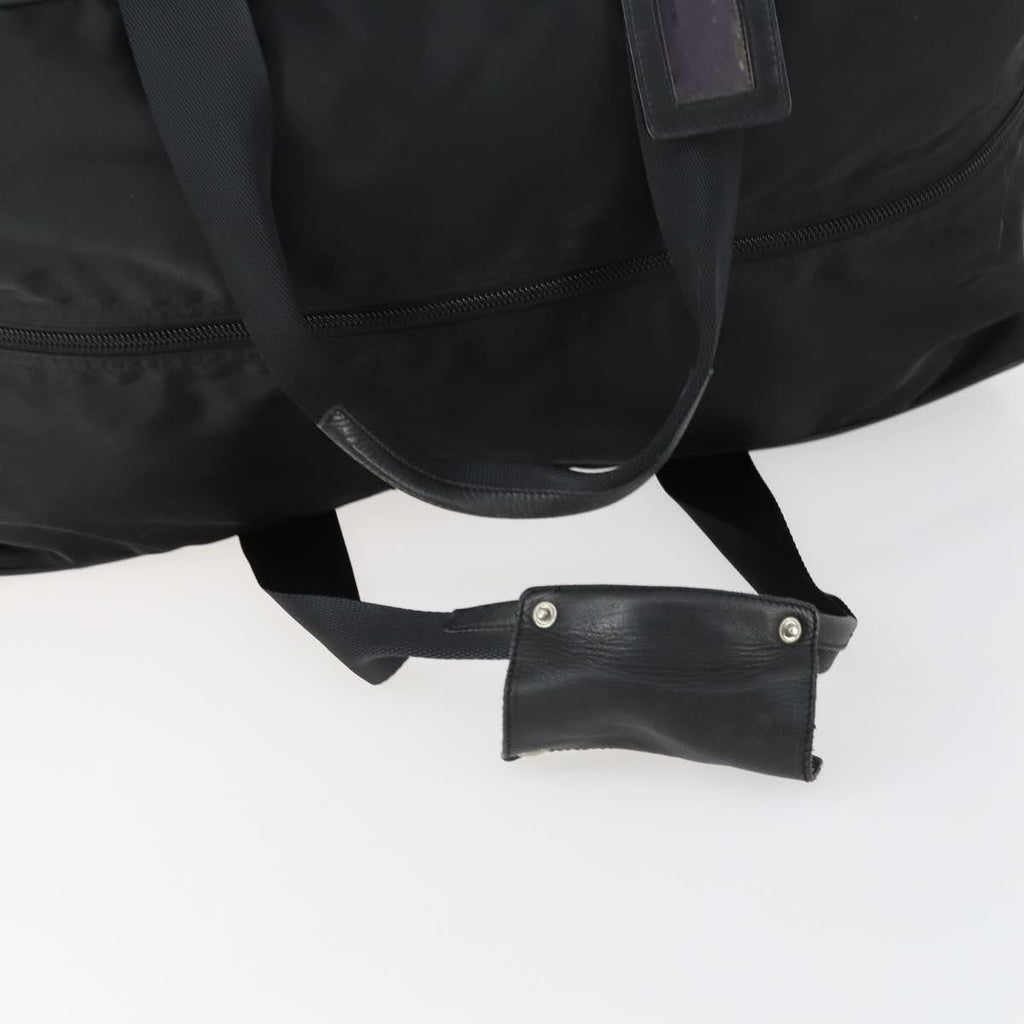 Prada Convertible Weekender Bag Tessuto Black Nylon Travel Bag Bag (Pre-Owned)
