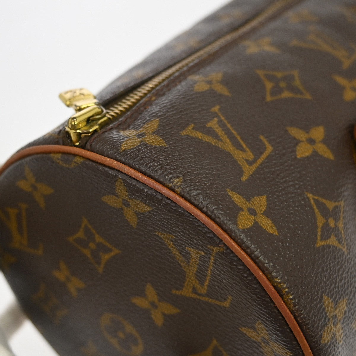 Louis Vuitton Papillon Handbag Monogram Canvas Brown Canvas Handbag (Pre-Owned)