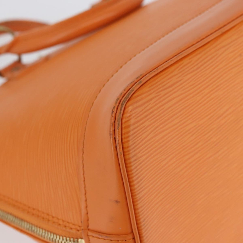 Louis Vuitton Vintage Alma Handbag Epi Leather Orange Leather Handbag (Pre-Owned)