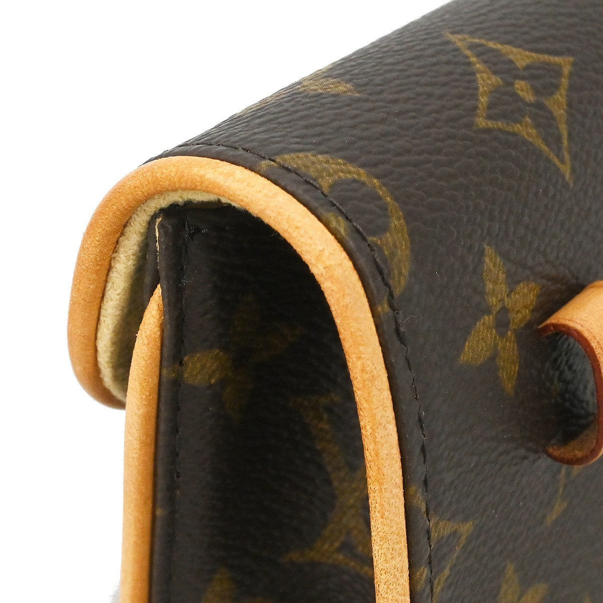Louis Vuitton Florentine Waist Bag Monogram Canvas Brown Canvas Clutche & Pouche Bag (Pre-Owned)