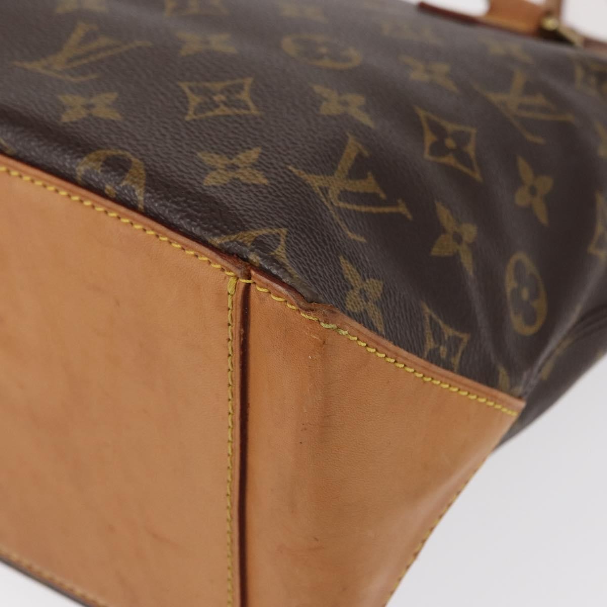 Louis Vuitton Cabas Mezzo Monogram Canvas Brown Canvas Tote Bag Bag (Pre-Owned)