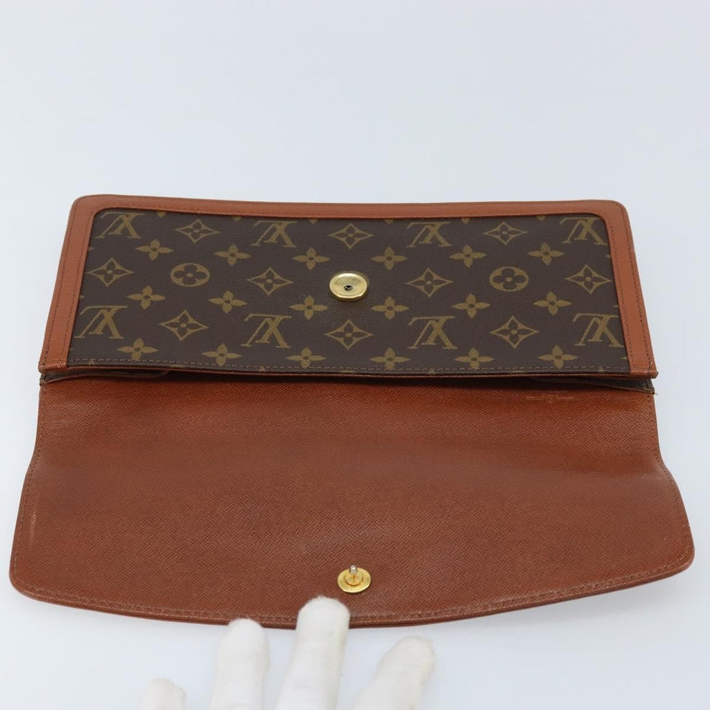 Louis Vuitton Dame Pochette Monogram Canvas Brown Canvas Clutche & Pouche Bag (Pre-Owned)