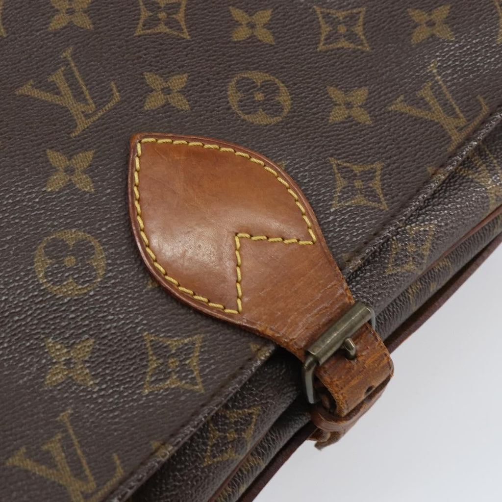 Louis Vuitton Cartouchiere Handbag Monogram Canvas Brown Canvas Shoulder Bag Bag (Pre-Owned)