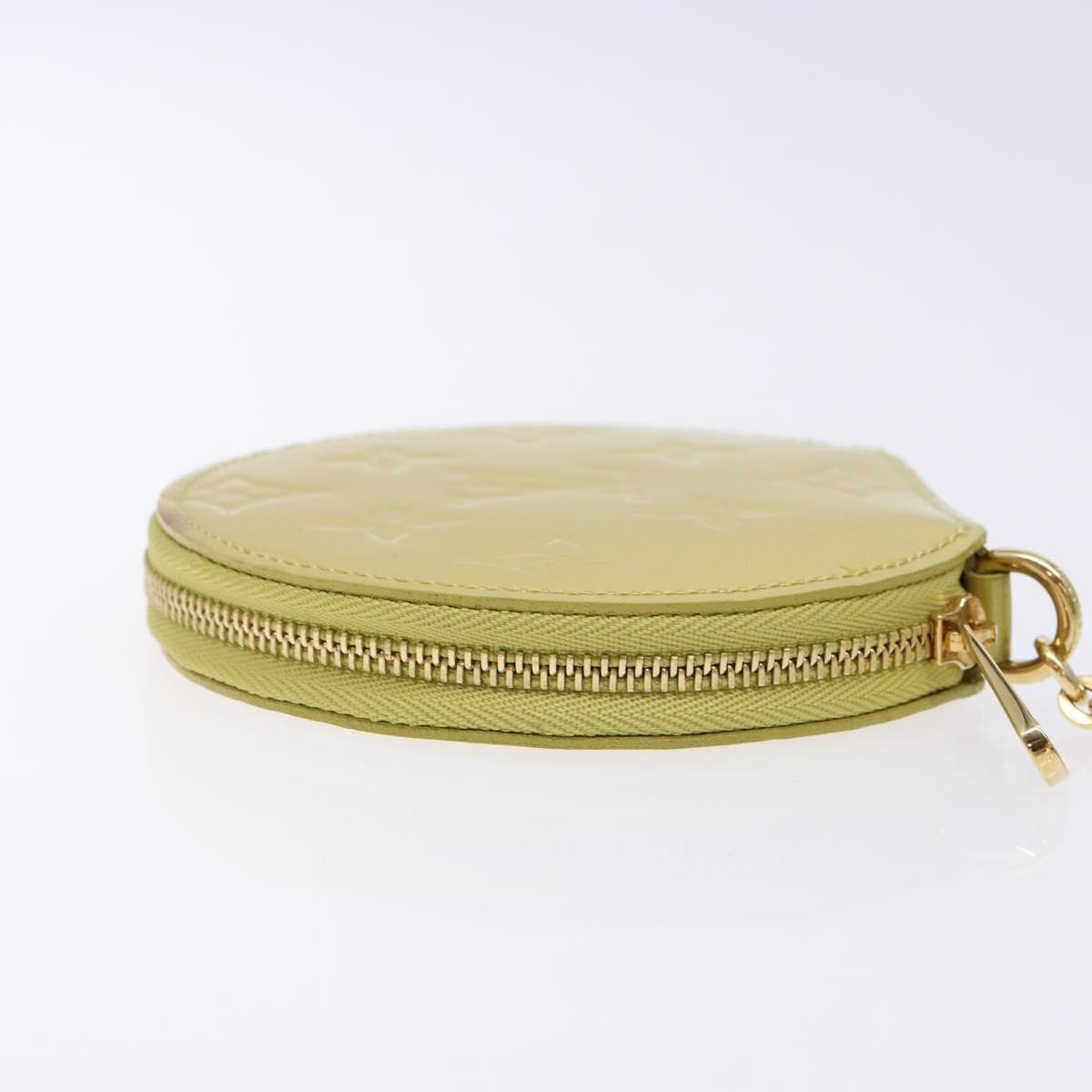 Louis Vuitton Boite Chapeau Coin Purse Monogram Vernis Beige Patent_Leather Wallets Accessory (Pre-Owned)