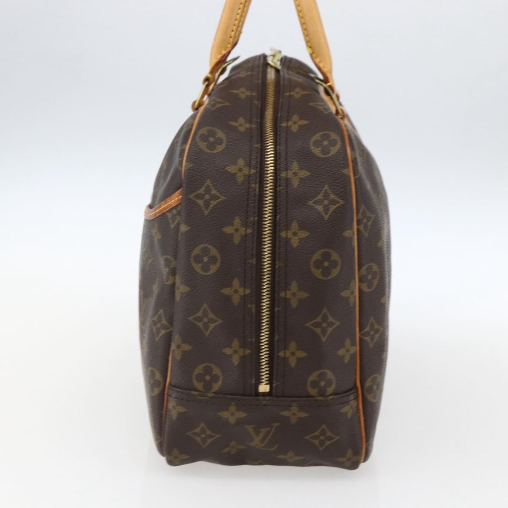 Louis Vuitton Deauville Handbag Monogram Canvas Brown Canvas Handbag (Pre-Owned)