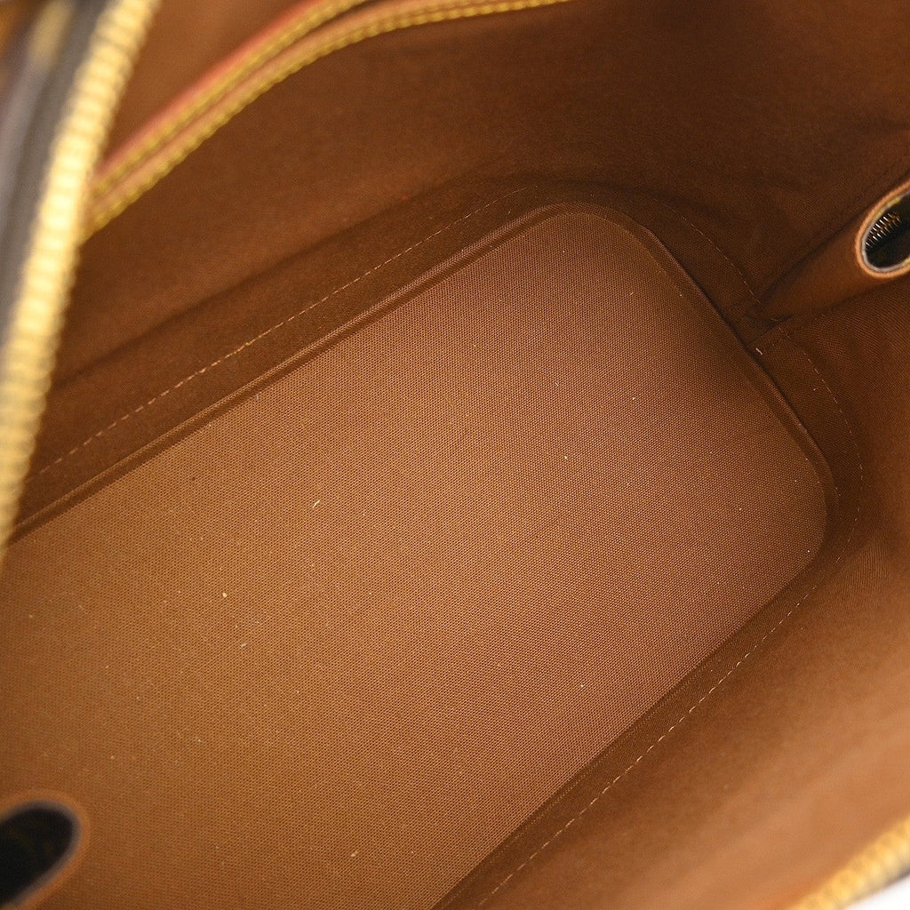 Louis Vuitton Alma Handbag Monogram Canvas Brown Canvas Handbag (Pre-Owned)