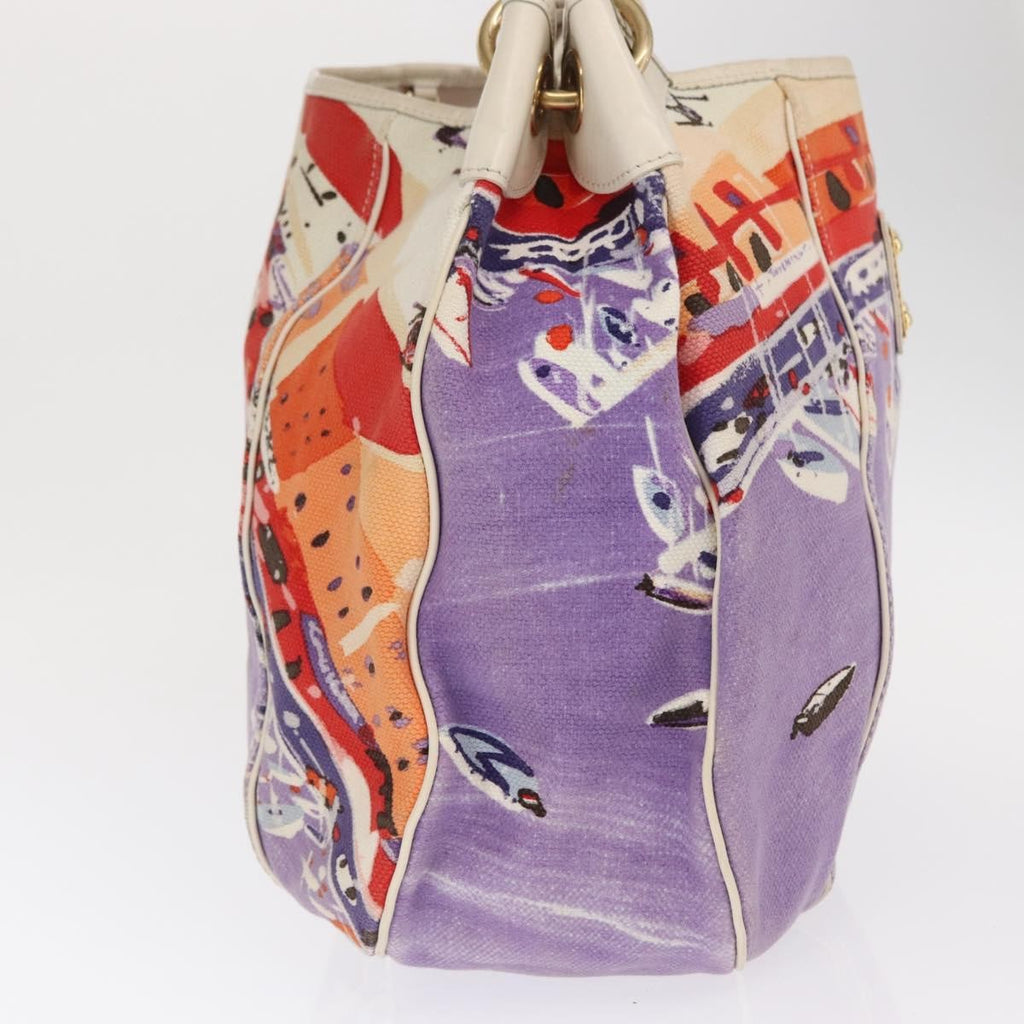 Louis Vuitton Galliera Handbag Riviera Cruise Canvas Purple Canvas Tote Bag Bag (Pre-Owned)