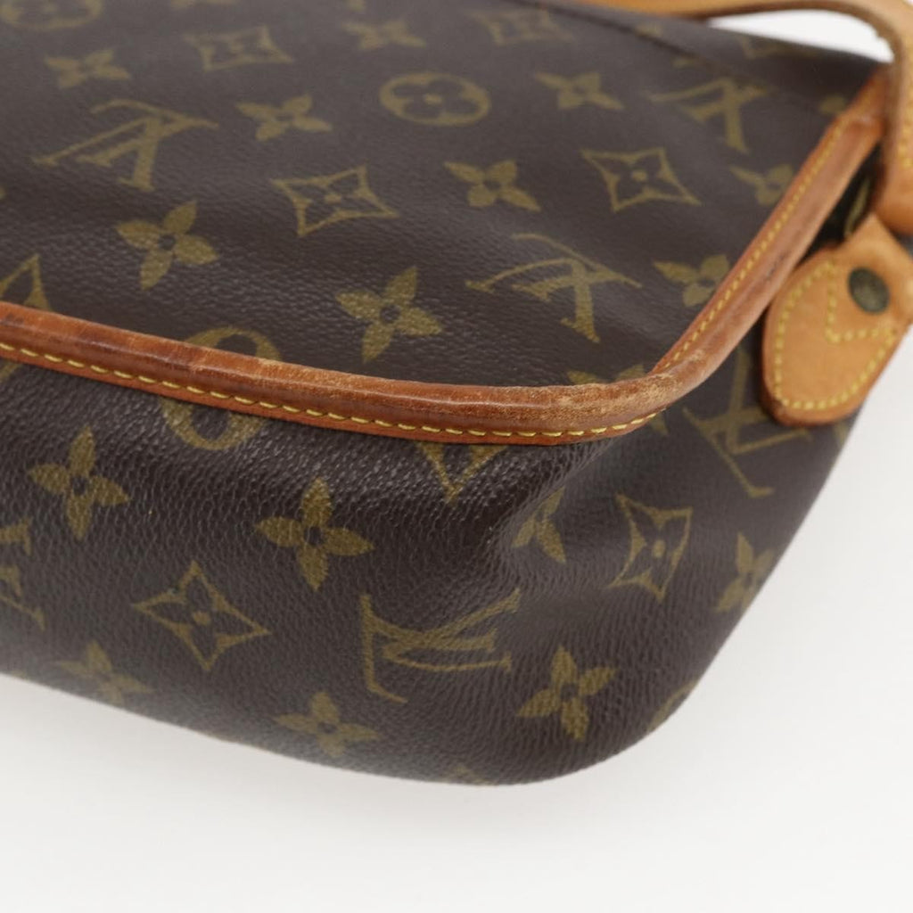 Louis Vuitton Sac Gibeciere Messenger Bag Monogram Canvas Brown Canvas Shoulder Bag Bag (Pre-Owned)