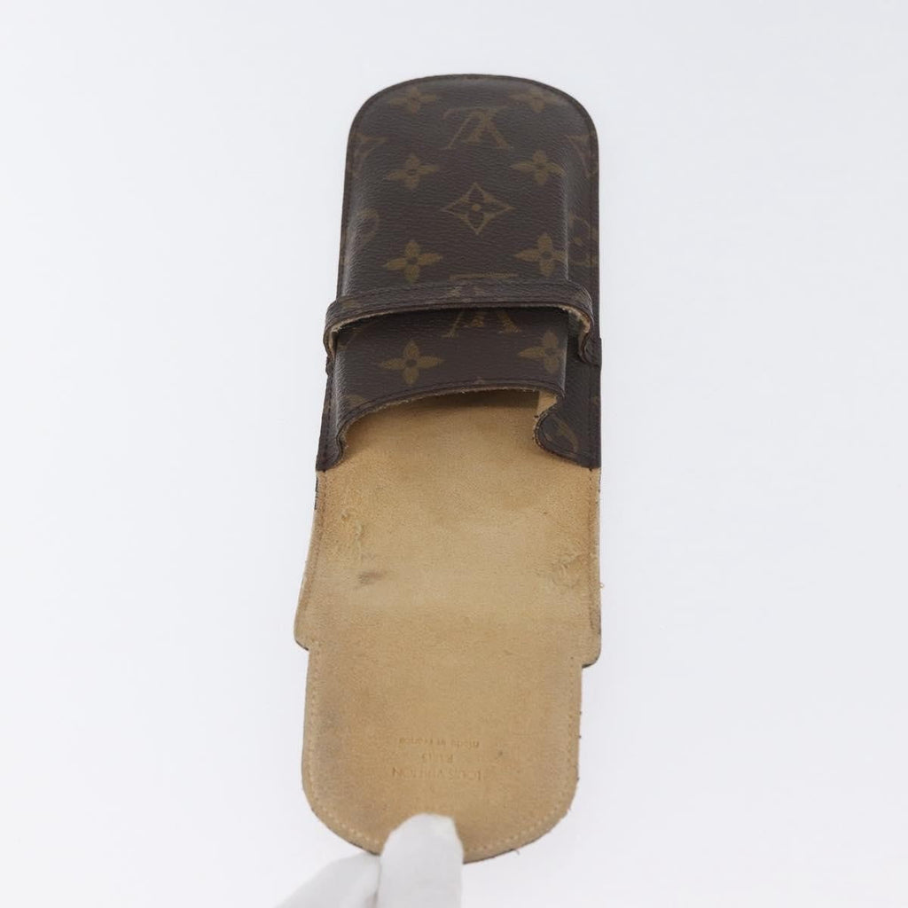 Louis Vuitton Etui À Lunette Canvas Brown Canvas Wallets Accessory (Pre-Owned)