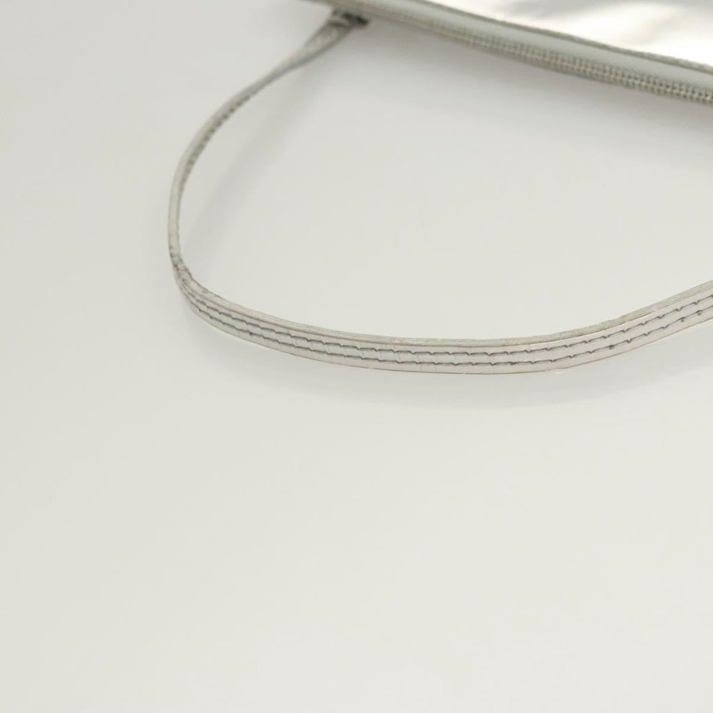 Louis Vuitton Pochette Plate Monogram Mirror Silver Patent_Leather Clutche & Pouche Bag (Pre-Owned)