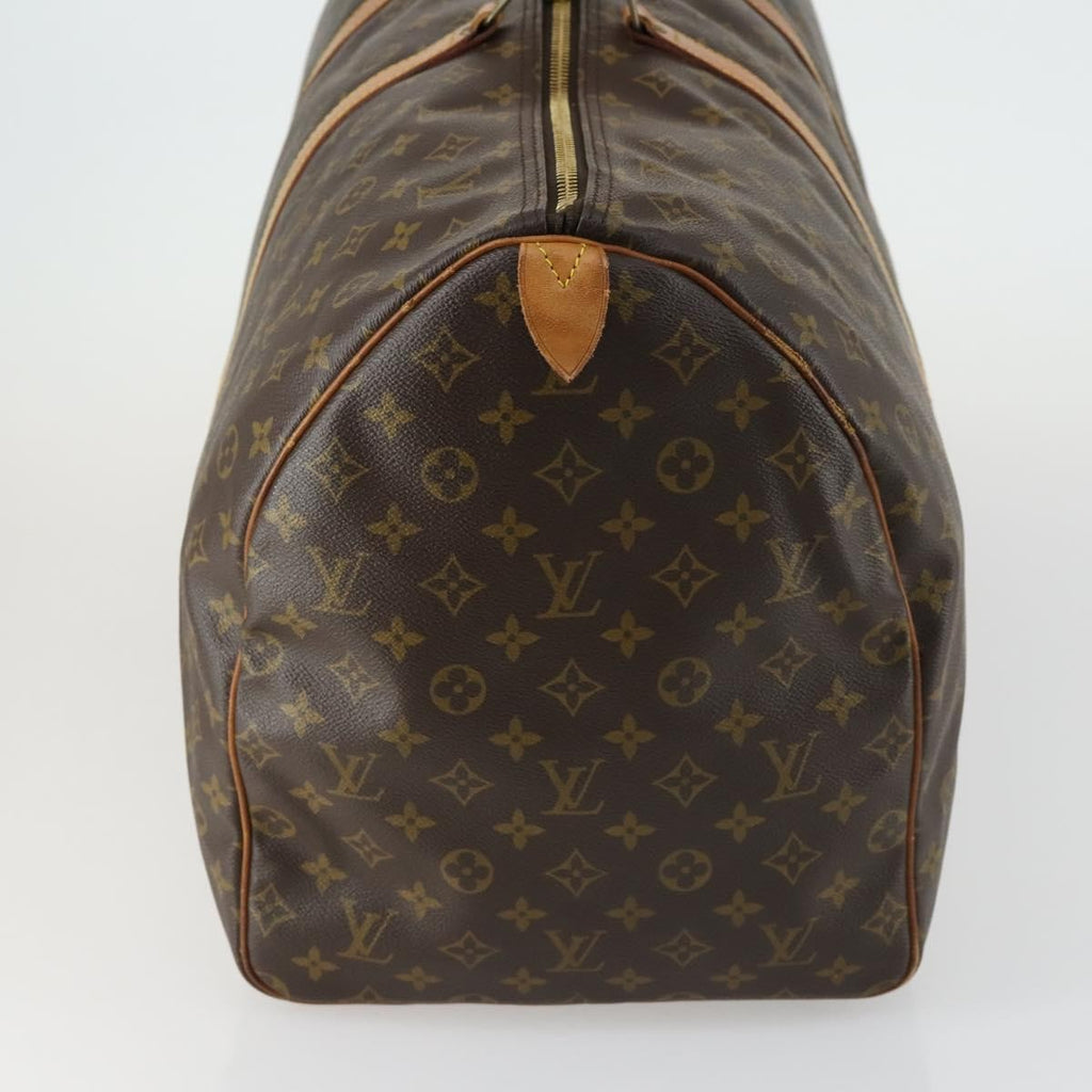 Louis Vuitton Keepall Bag Monogram Canvas Brown Canvas Travel Bag Bag (Pre-Owned)