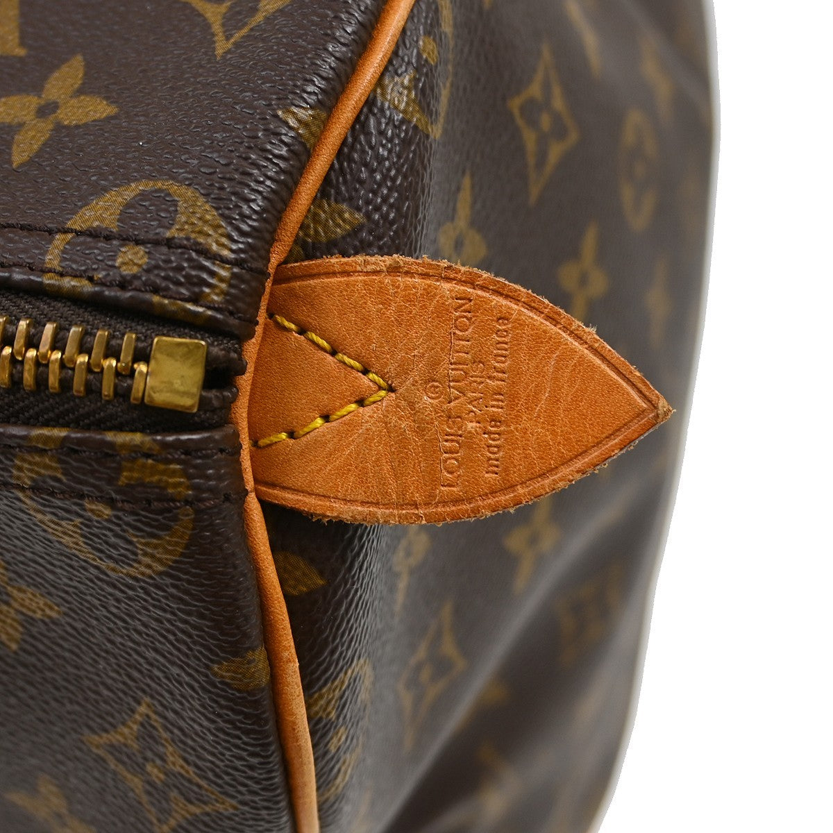 Louis Vuitton Keepall Bag Monogram Canvas Brown Canvas Travel Bag Bag (Pre-Owned)