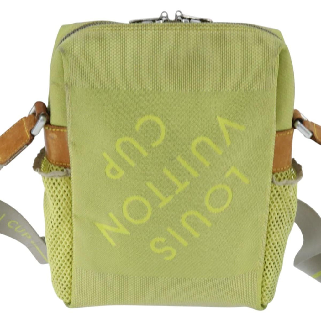 Louis Vuitton Cup Weathery Bag Damier Geant Canvas Yellow Canvas Shoulder Bag Bag (Pre-Owned)