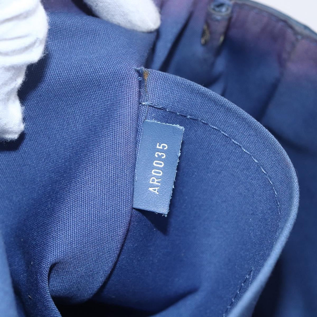 Louis Vuitton Segur Handbag Epi Leather Blue Leather Handbag (Pre-Owned)