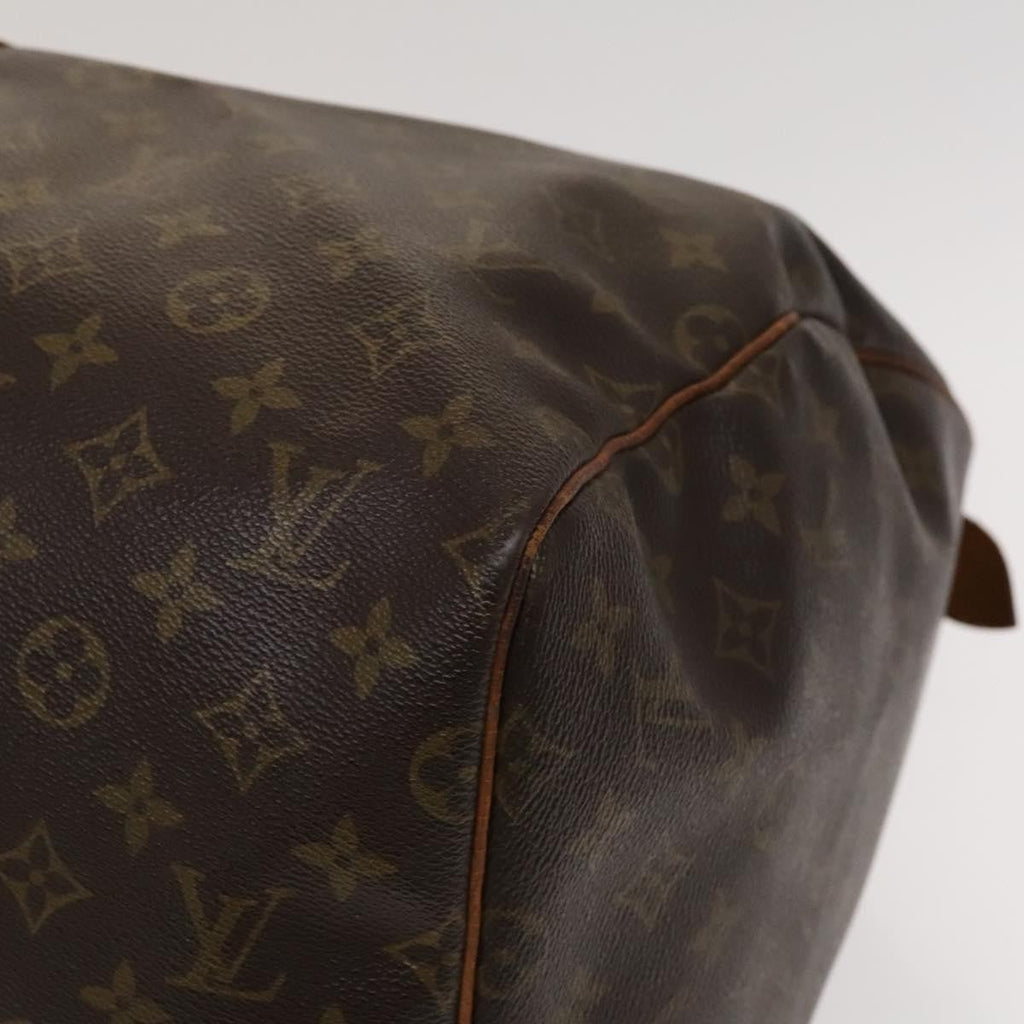 Louis Vuitton Keepall Bag Monogram Canvas Brown Canvas Travel Bag Bag (Pre-Owned)