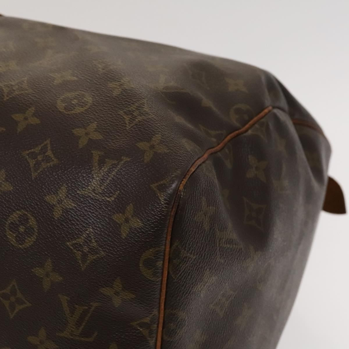 Louis Vuitton Keepall Bag Monogram Canvas Brown Canvas Travel Bag Bag (Pre-Owned)