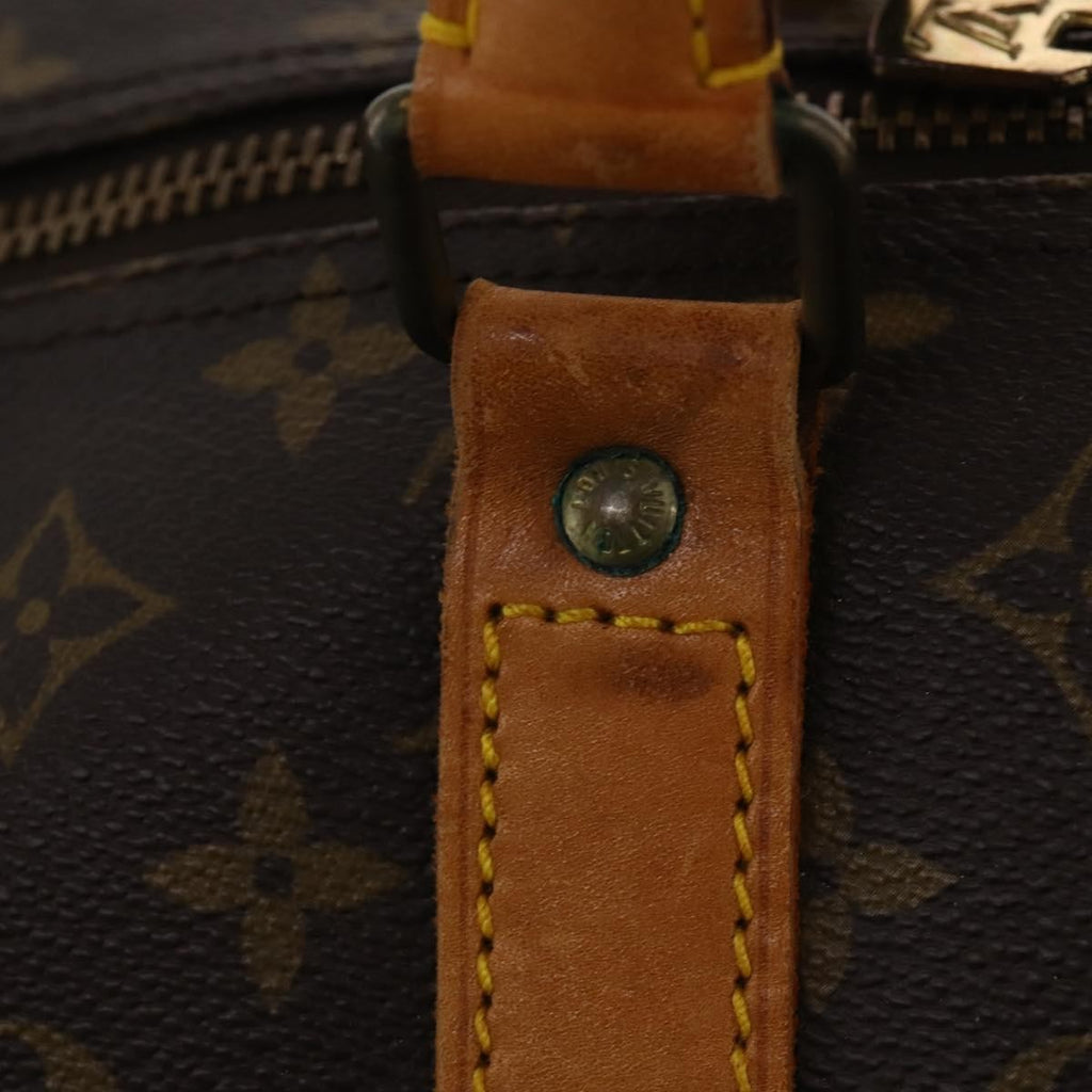Louis Vuitton Keepall Bag Monogram Canvas Brown Canvas Travel Bag Bag (Pre-Owned)