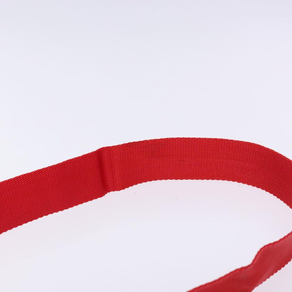 Prada Flat Messenger Bag Tessuto Red Nylon Bag (Pre-Owned)