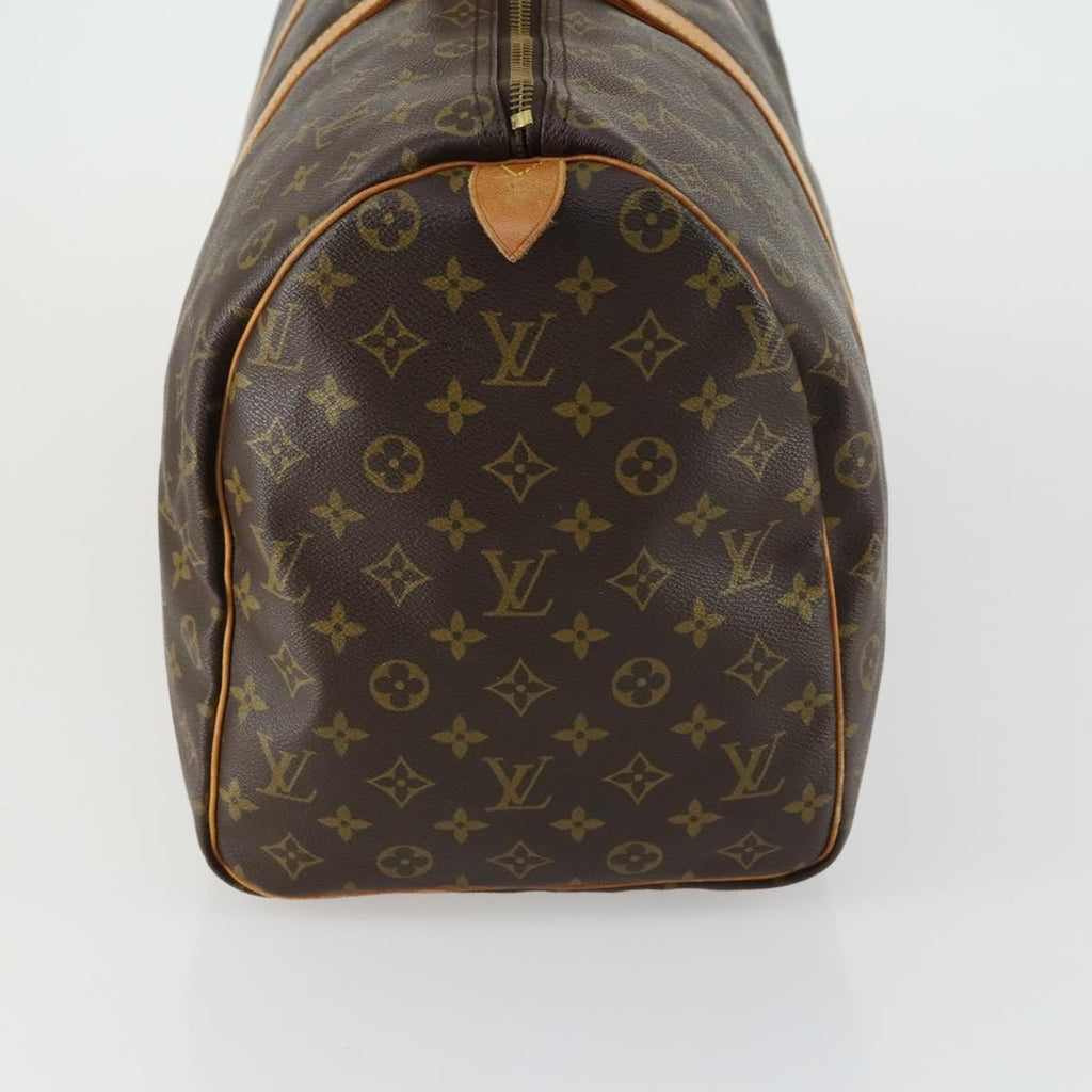 Louis Vuitton Keepall Bag Monogram Canvas Brown Canvas Travel Bag Bag (Pre-Owned)