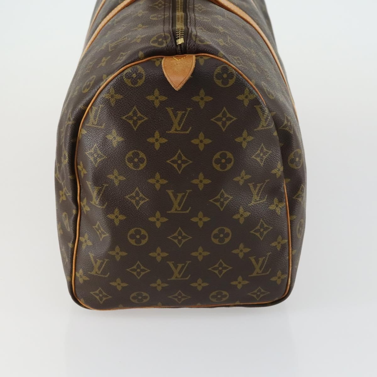 Louis Vuitton Keepall Bag Monogram Canvas Brown Canvas Travel Bag Bag (Pre-Owned)