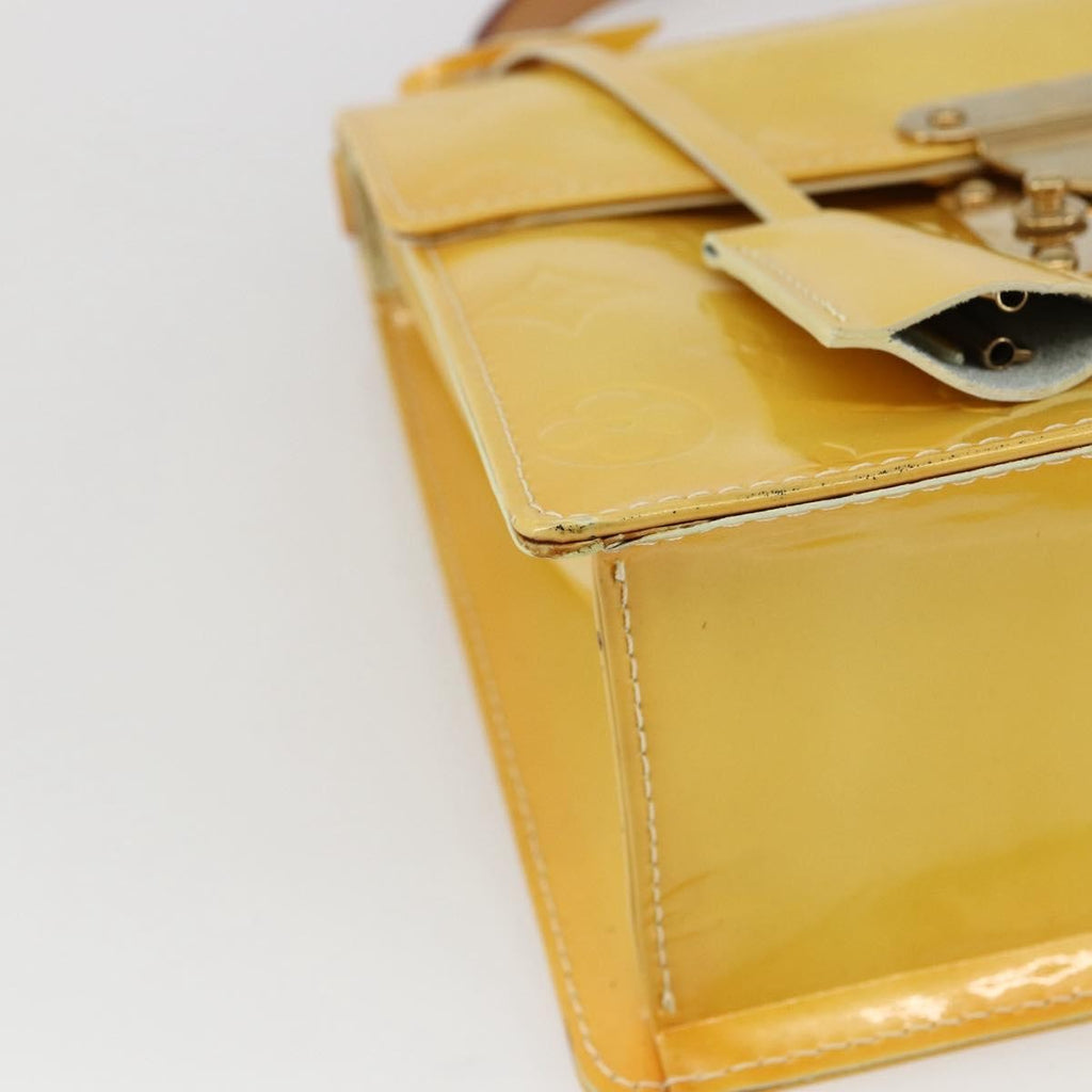 Louis Vuitton Spring Street Nm Handbag Patent Leather Yellow Patent_Leather Handbag (Pre-Owned)