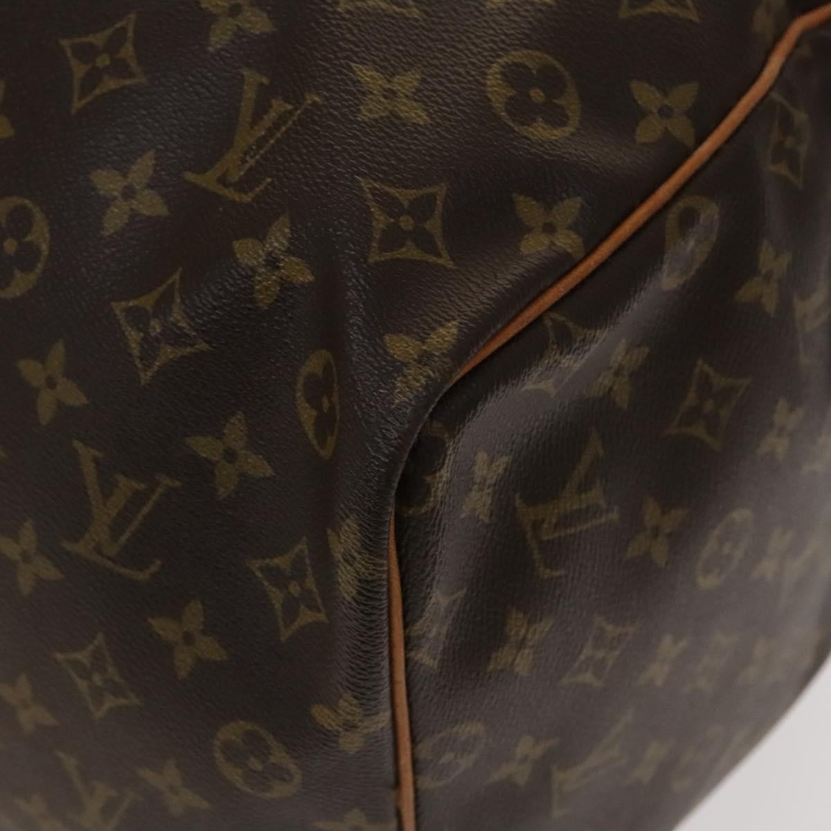 Louis Vuitton Keepall Bag Monogram Canvas Brown Canvas Travel Bag Bag (Pre-Owned)