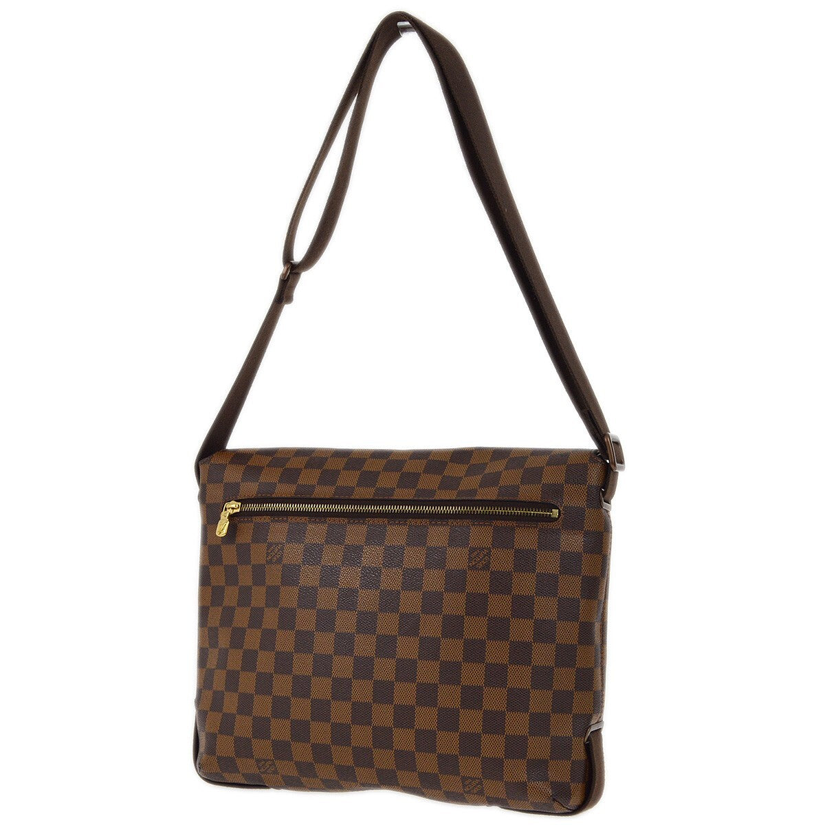 Louis Vuitton Brooklyn Handbag Damier Brown Canvas Shoulder Bag Bag (Pre-Owned)