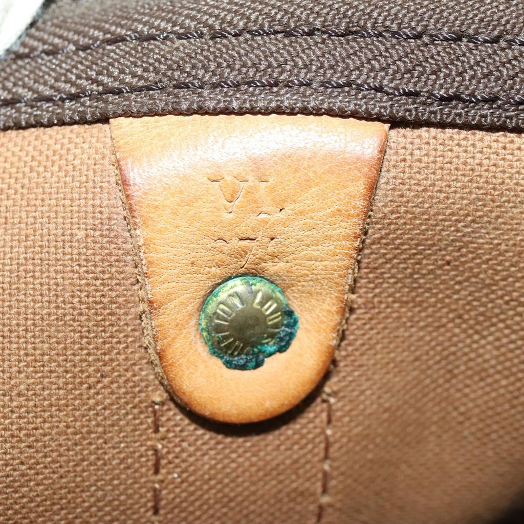 Louis Vuitton Keepall Bag Monogram Canvas Brown Canvas Travel Bag Bag (Pre-Owned)