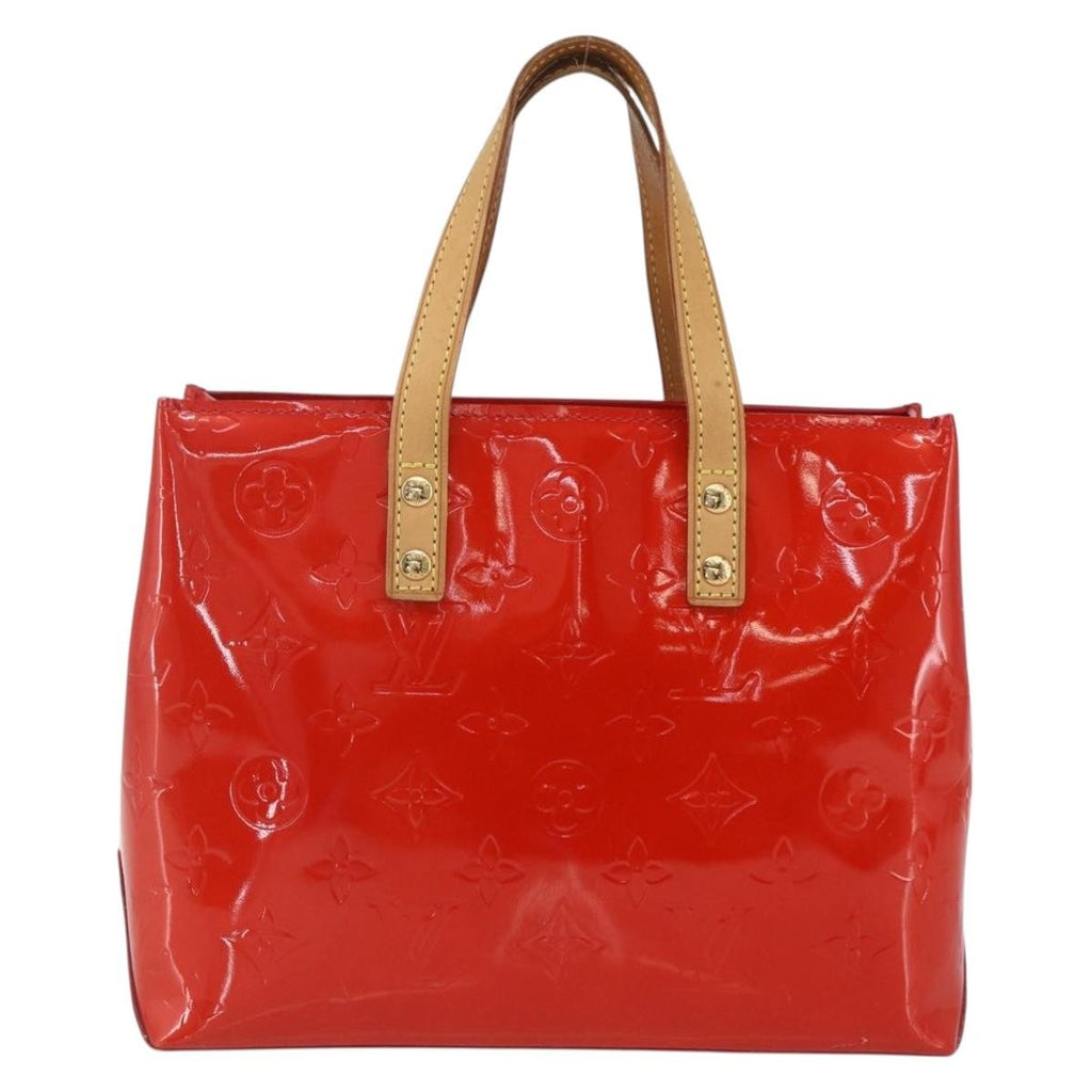 Louis Vuitton Reade Handbag Monogram Vernis Red Patent_Leather Handbag (Pre-Owned)