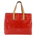 Louis Vuitton Reade Handbag Monogram Vernis Red Patent_Leather Handbag (Pre-Owned)