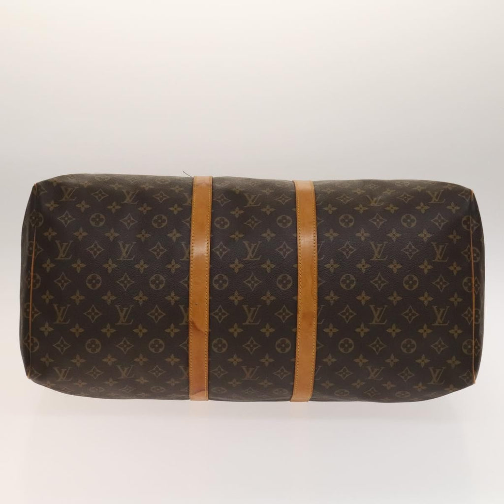 Louis Vuitton Keepall Bag Monogram Canvas Brown Canvas Travel Bag Bag (Pre-Owned)