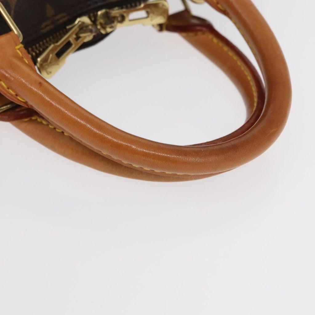 Louis Vuitton Alma Handbag Monogram Canvas Brown Canvas Handbag (Pre-Owned)