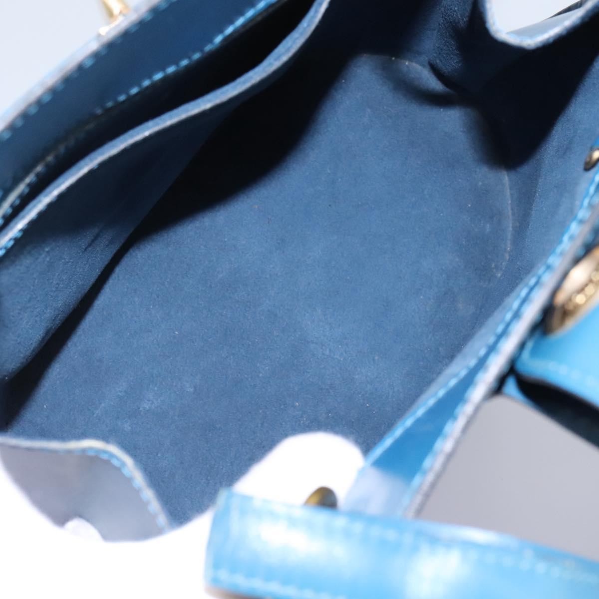 Louis Vuitton Cluny Shoulder Bag Epi Leather Blue Leather Shoulder Bag Bag (Pre-Owned)