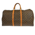 Louis Vuitton Keepall Bag Monogram Canvas Brown Canvas Travel Bag Bag (Pre-Owned)