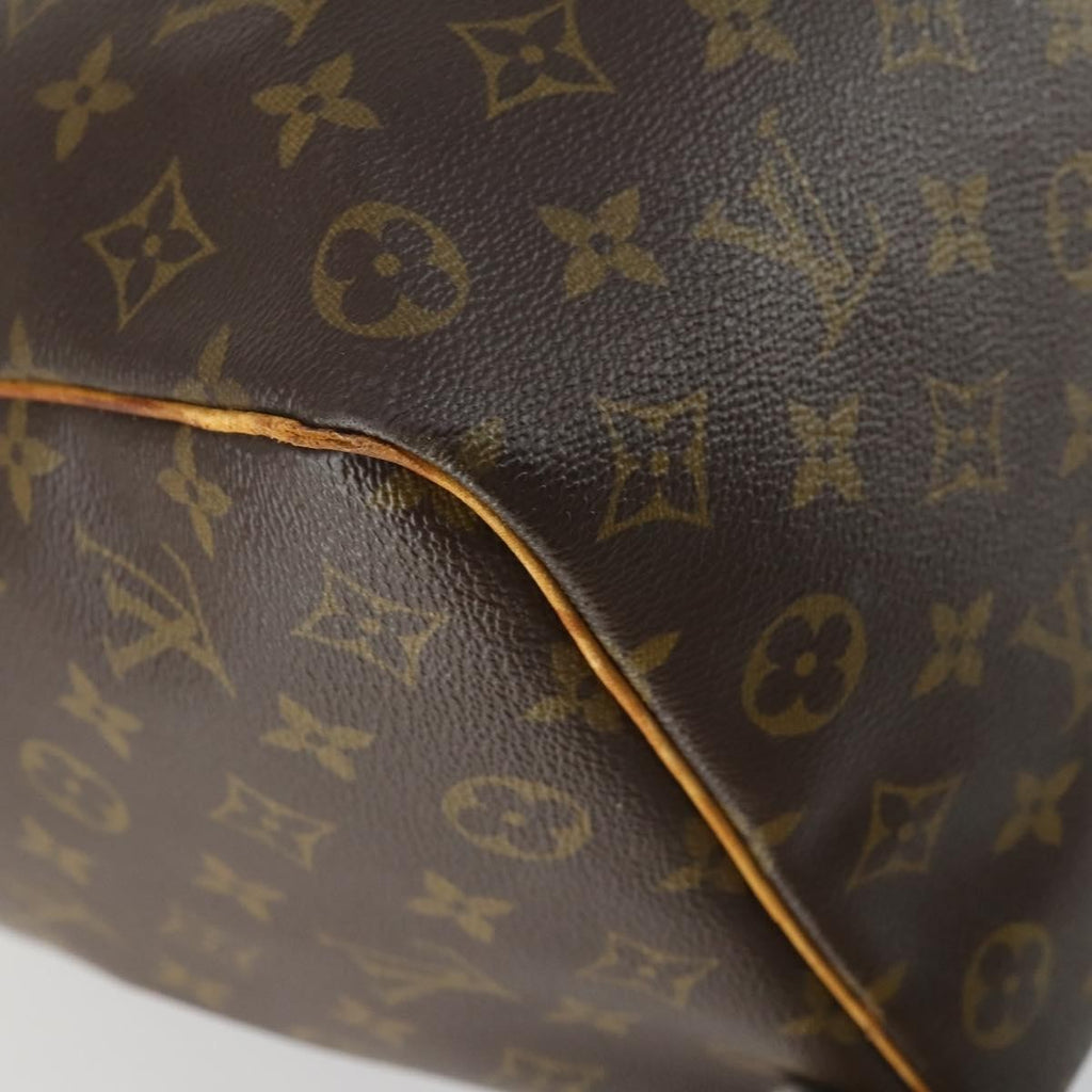 Louis Vuitton Keepall Bag Monogram Canvas Brown Canvas Travel Bag Bag (Pre-Owned)