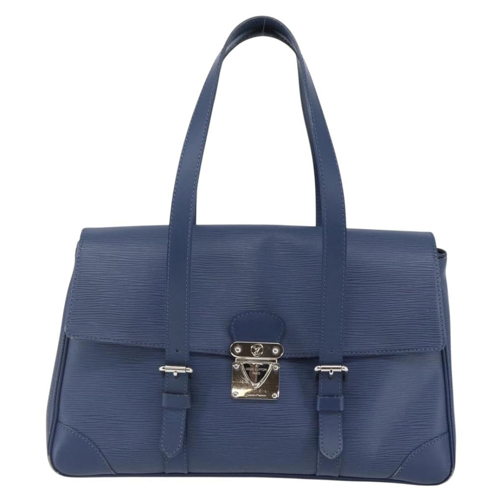 Louis Vuitton Segur Handbag Epi Leather Blue Leather Handbag (Pre-Owned)