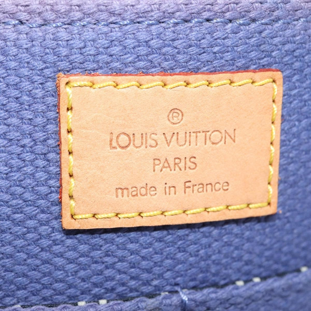 Louis Vuitton Antigua Besace Messenger Bag Canvas Blue Canvas Shoulder Bag Bag (Pre-Owned)