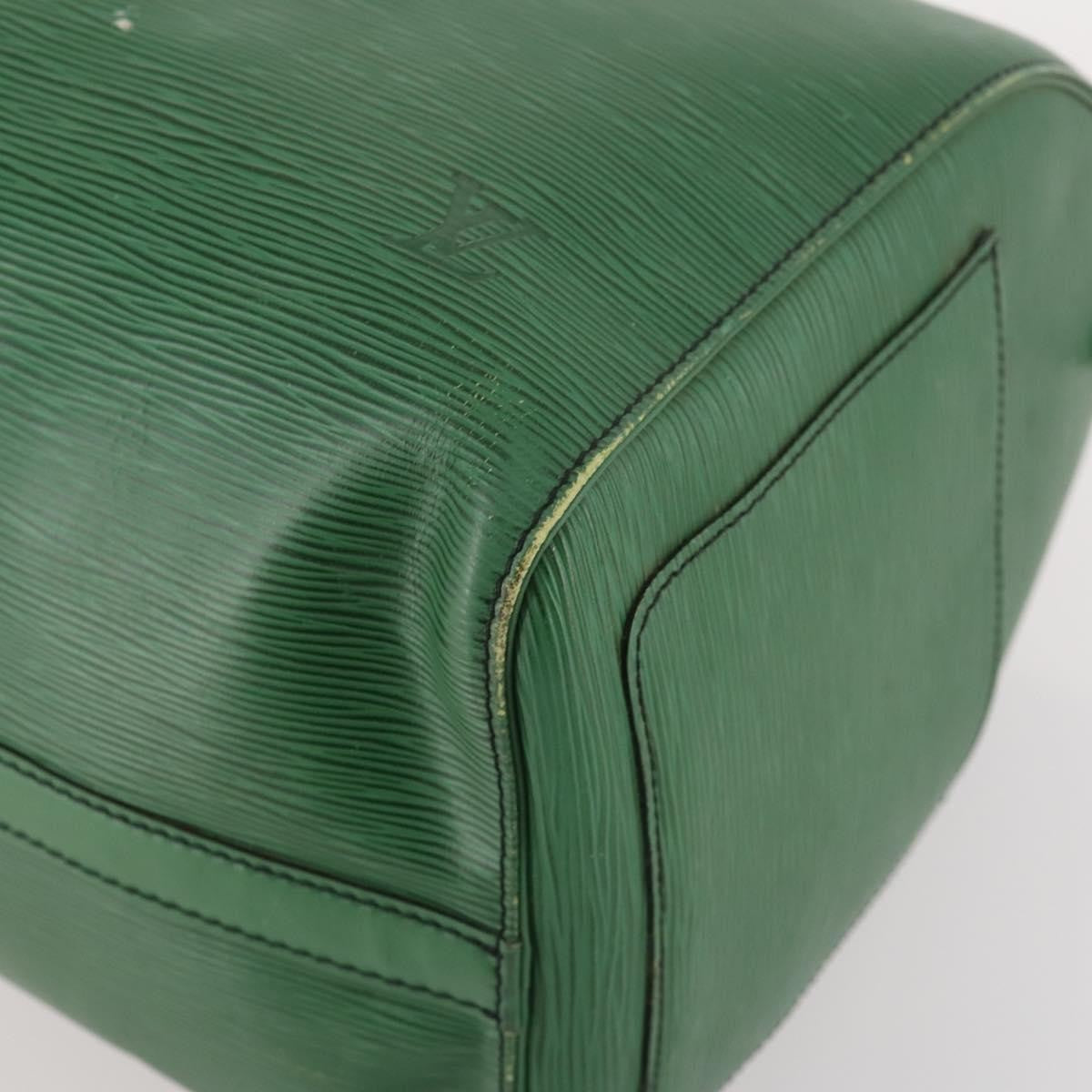 Louis Vuitton Keepall Bag Epi Leather Green Leather Travel Bag Bag (Pre-Owned)