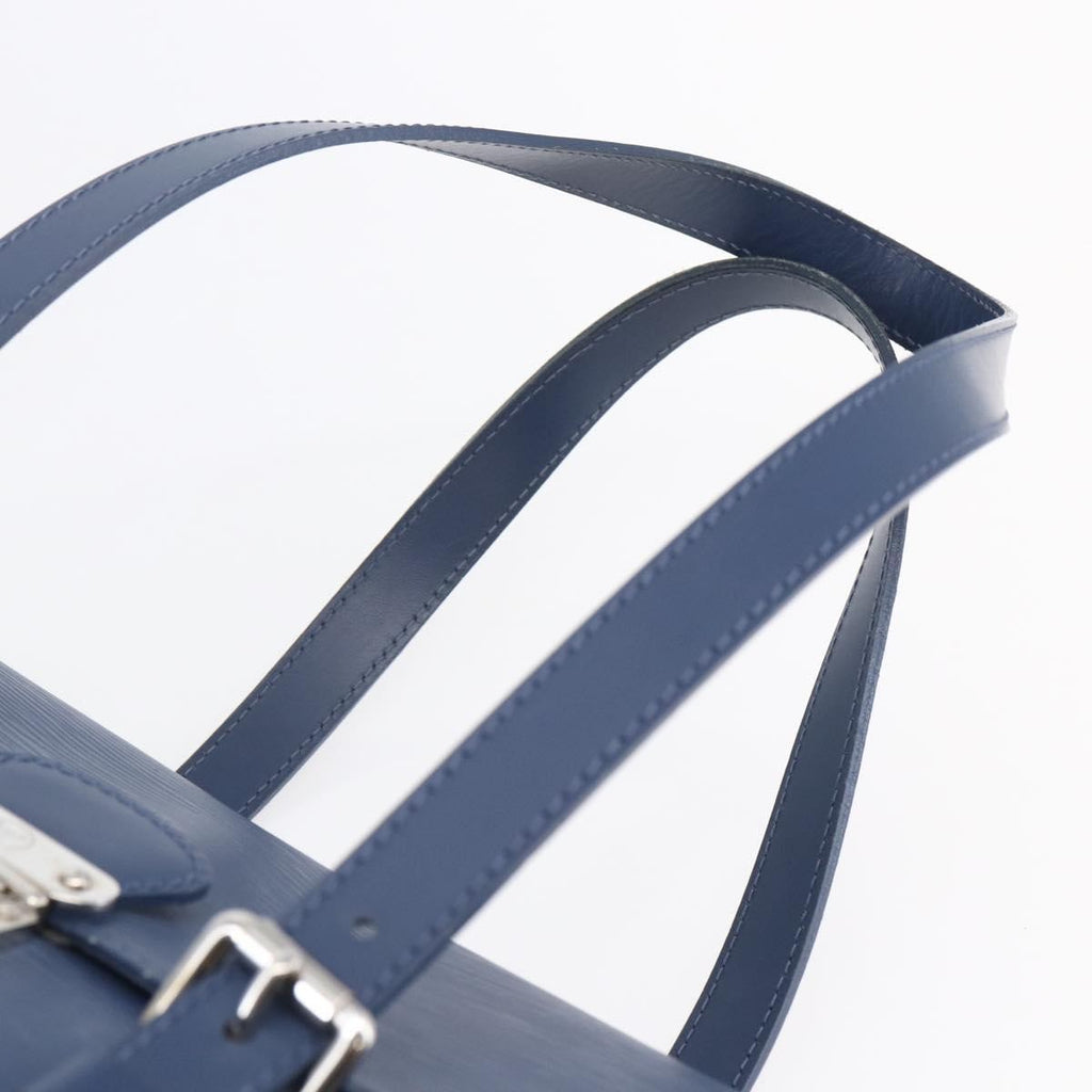 Louis Vuitton Segur Handbag Epi Leather Blue Leather Handbag (Pre-Owned)